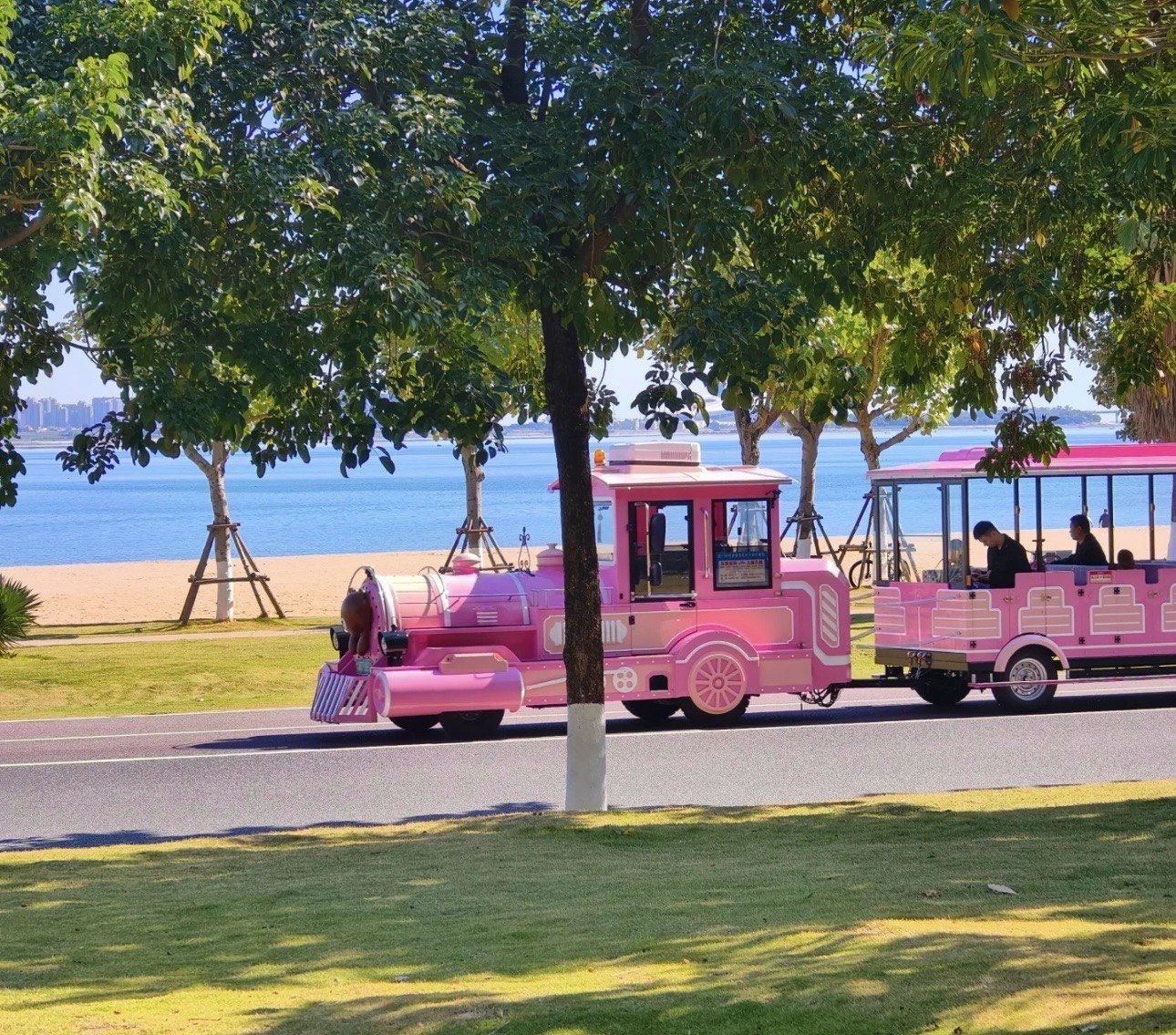 彩虹沙滩邂逅厦门的浪漫海岸线