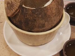 原只椰子炖竹丝鸡汤-点都德(聚福楼店)