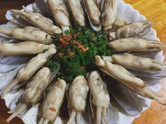 葱油蛏子-温州一家人美食(西木头市店)