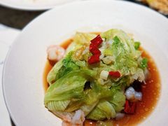 虾仁白灼西生菜-奉天小馆·非遗东北菜(济南万象城店)