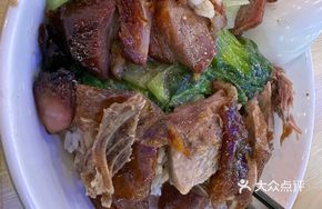 Signature Roast Goose with Secret-Recipe Barbecue Pork Rice