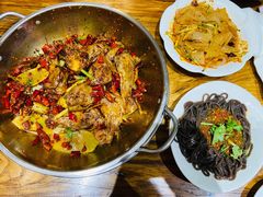 东北拉皮-安诚居干锅鸭头(八角店)