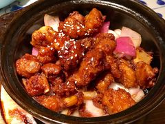 蒜香蜜汁排骨-绿茶餐厅(布吉万象汇店)