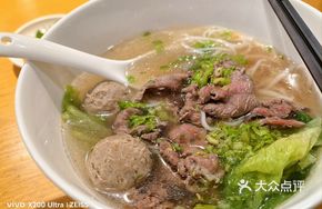 Fresh Beef and Beef Ball Rice Noodle Combo