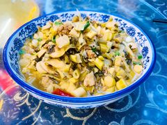 野笋炒雪菜肉沫-国生茶庄·地道农家菜团建活动