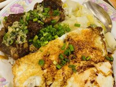 葱油鸡扒双蛋饭-香江姳苑粥饭(人民广场店)