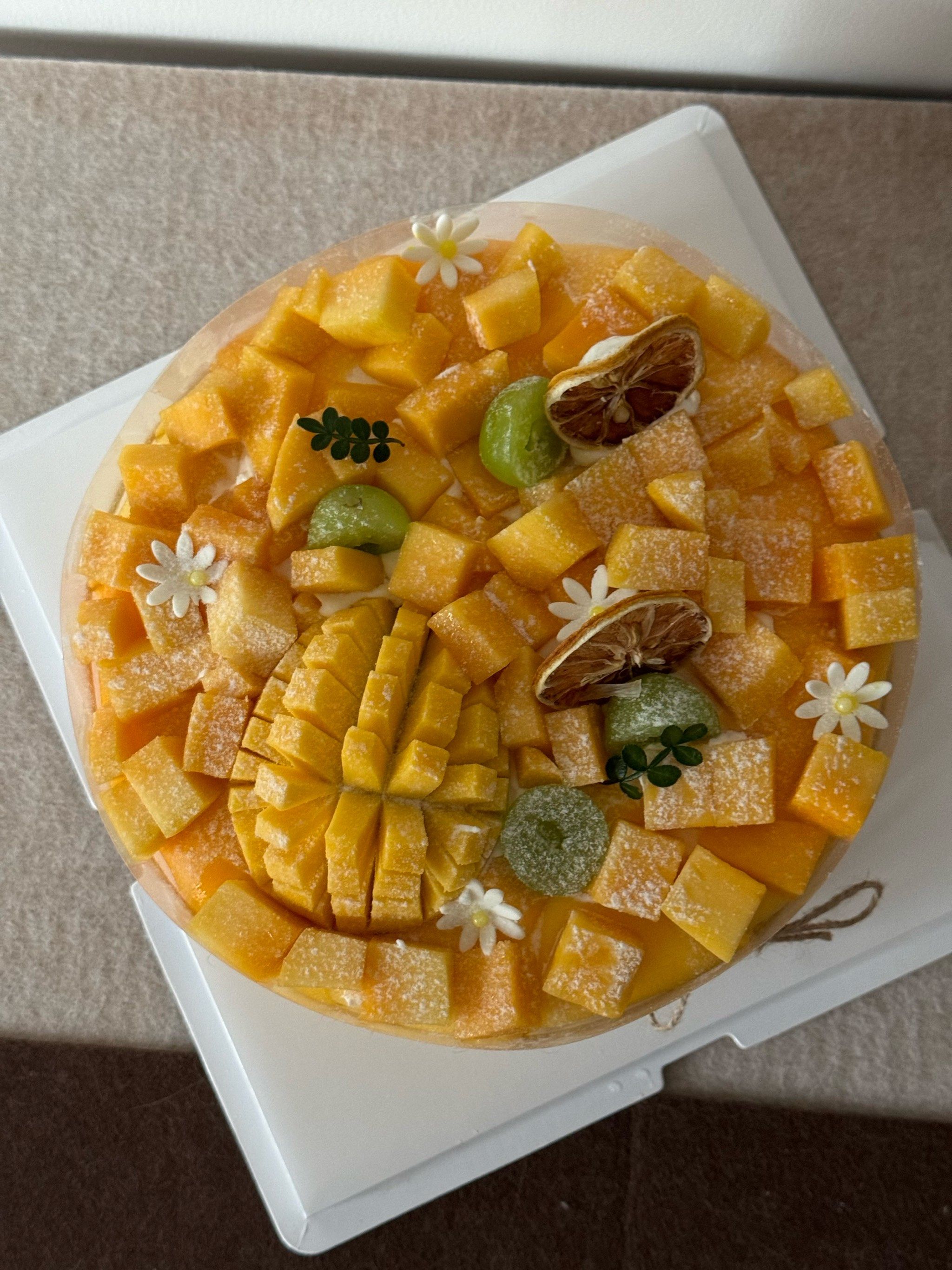 奶油水果蛋糕诱惑