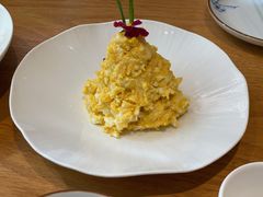 农家鸡蛋拌蒜-山东宾馆·齐鲁苑餐厅