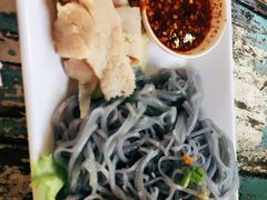-蝶豆花蓝面条