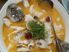 青柠酸汤桂花鱼-宴南庭·闽味私房菜
