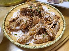 椒盐游水濑尿虾-蚝得喜海鲜(东城店)