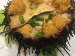 海胆蒸蛋-小船渔村•大连菜•大连焖鱼(明泽街店)