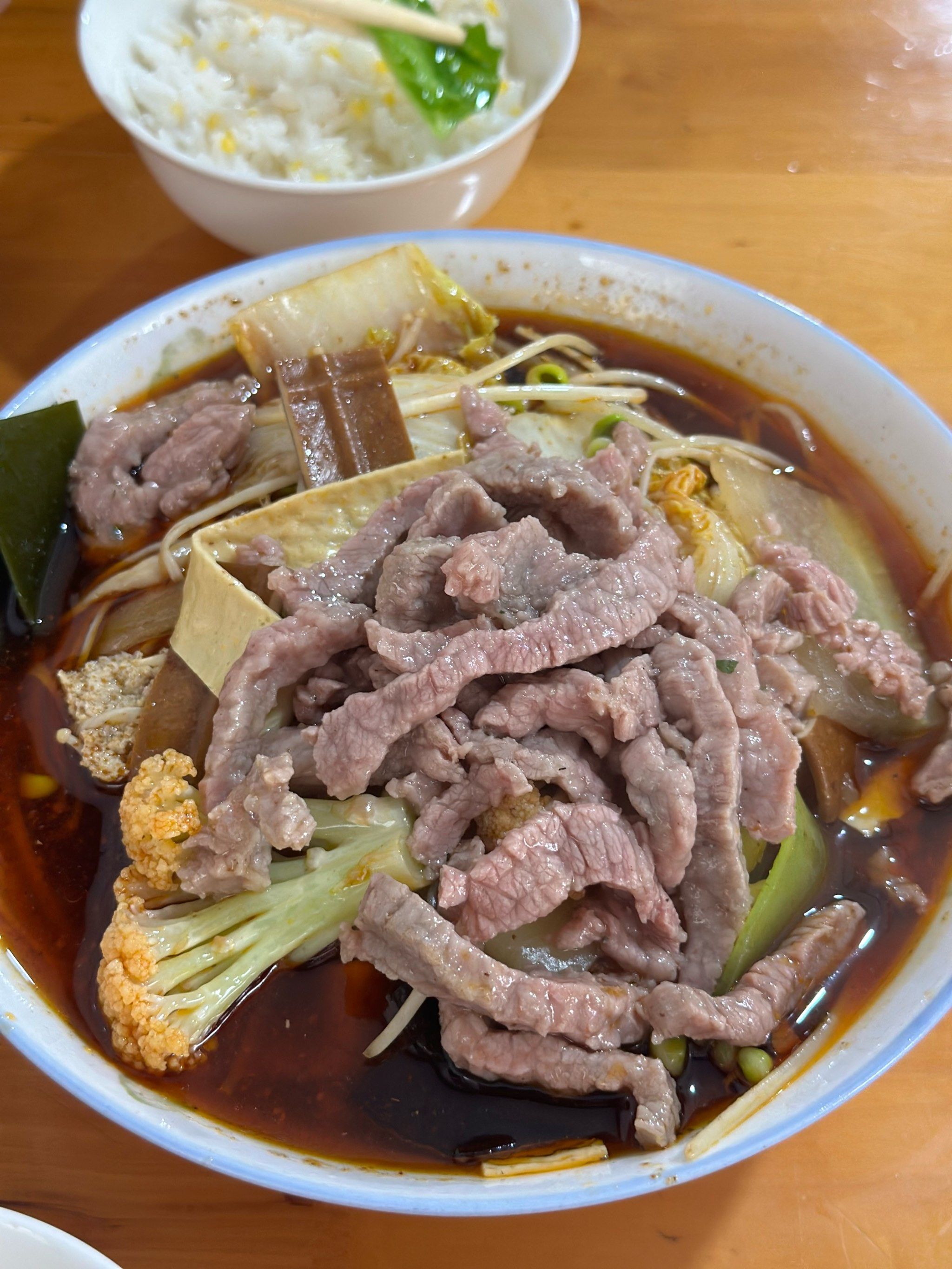 童年味道的鸡汤冒菜