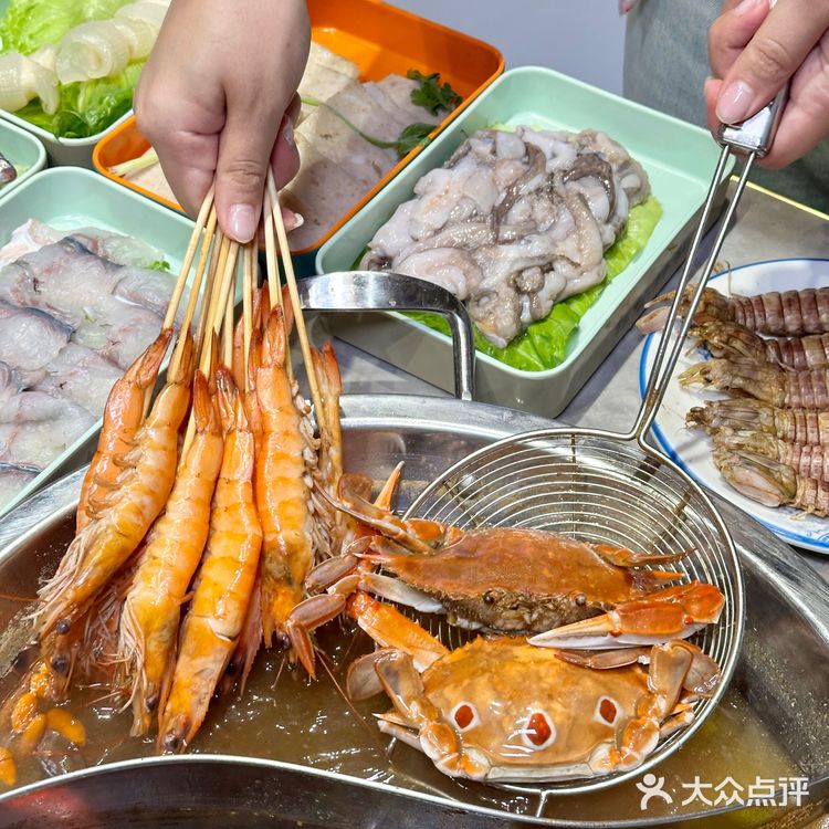 自选海鲜集市火锅‼️感谢南澳朋友带我吃