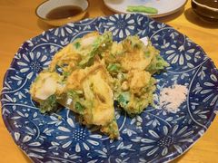 扇贝蔬菜天妇罗-鮨清日本料理