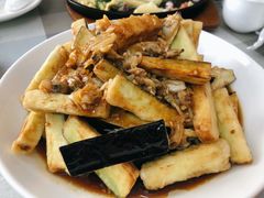 蛤蜊肉拌茄子-华春餐馆(鱼山路店)