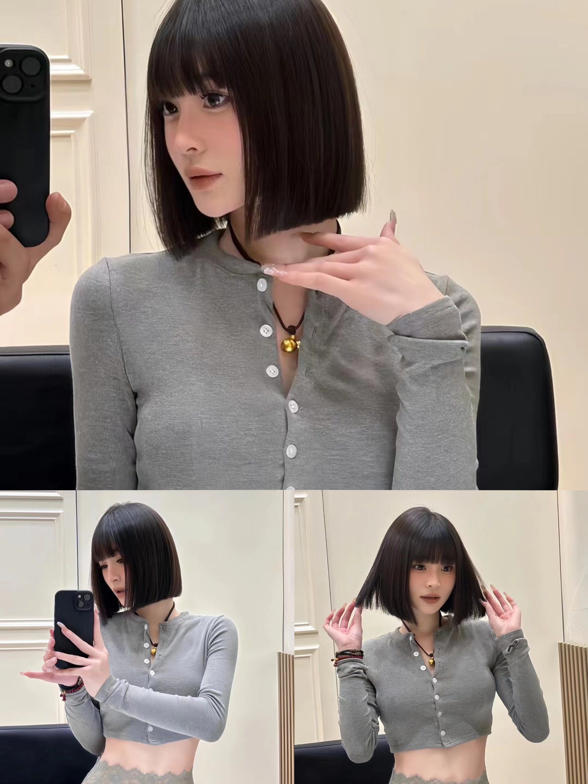 n-尤其是后脑勺,立体感的头型饱满视觉上更好看
精致.