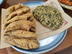香酥黄花鱼饼子-鑫真味私房菜馆