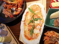 三文鱼奶油芝士披萨-斯比特花园西餐厅(东方商厦店)