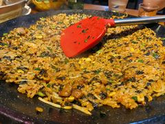 铁板炒饭-红辣椒八爪鱼特色韩国料理