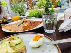 鸡蛋蘑菇熏肉荞麦可丽饼-RAC BAR(安福路店)