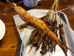 烤大虾-马路牙子地桌烤肉(工体店)