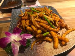 麻辣鱿鱼-冰川延边料理·炭烤串(原小木屋店)