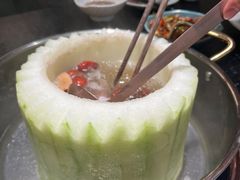 -得意咚瓜·顺德鱼生·冬瓜盅火锅