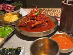 -草家酱蟹炭火烤肉店(珲春南路一店)