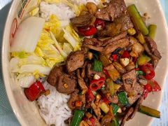 爆炒猪肝盖码饭-刘氏三和面馆