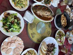 -北京龙庆四季香农家饭庄·灶台鱼·碳烤虹鳟鱼(龙庆峡店)