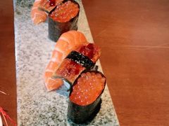 三文鱼三味寿司拼盘-千代武日本料理(哈西店)