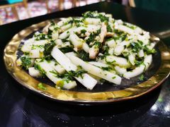荠菜肉丝炒年糕-皆是厚切炸猪排·罗宋汤(大宁音乐广场店)