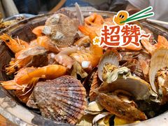 海鲜全家福-虾宝贝胶东海鲜·渔家菜(小西天店)