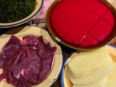 鲜鸭血-王婆乔鲜鱼自助火锅(蜀汉路店)