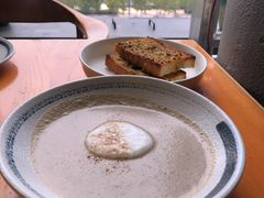 奶油蘑菇汤卡布奇诺-PIZZA BIANCA(万象城店)
