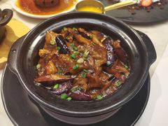 梅香咸鱼鸡粒茄子煲-港丽餐厅(高德置地店)