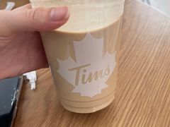橙味拿铁-Tims天好咖啡·贝果(融汇佳盛大厦店)