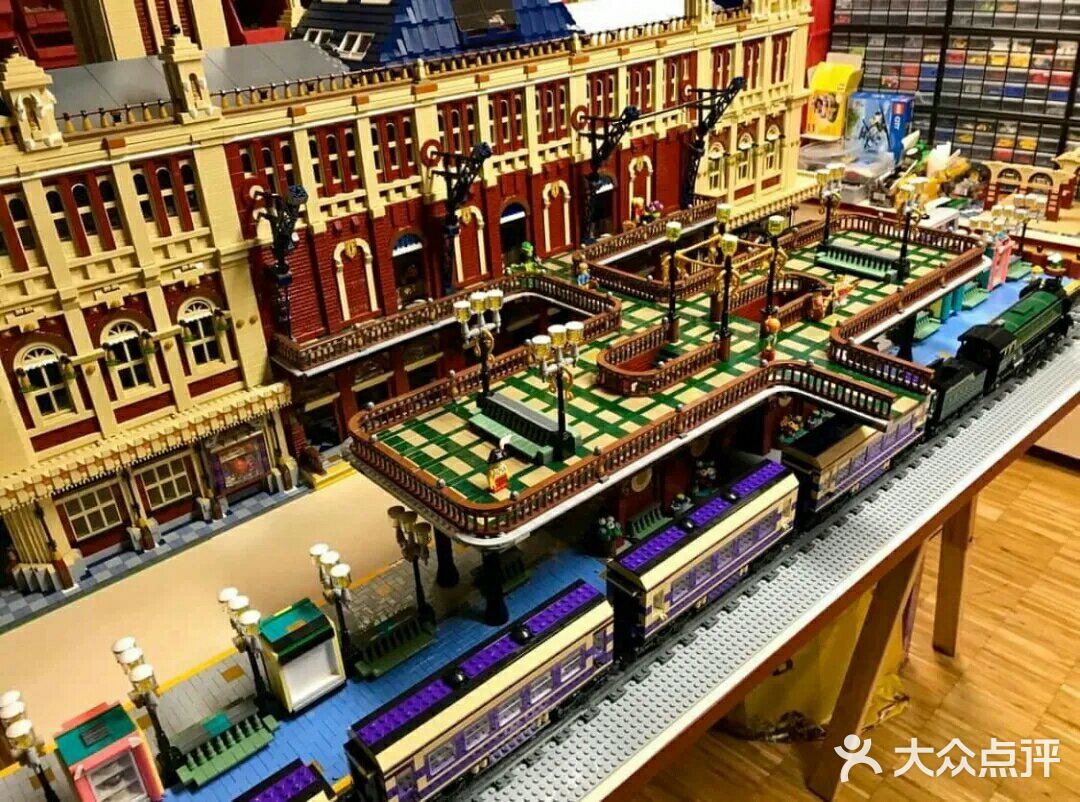 lego欧洲中央火车站moc可怜可怜精美华丽