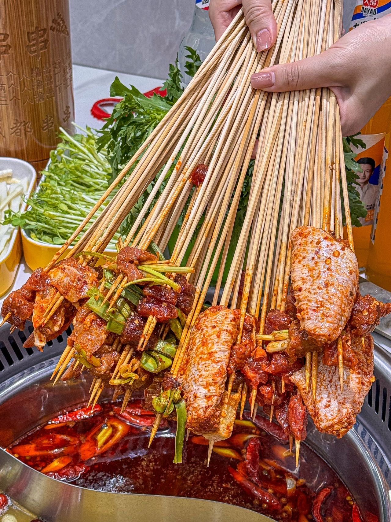 离大谱!在宁波吃到了6毛一签的串串香!