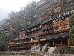 -西江千户苗寨-百年吊脚楼