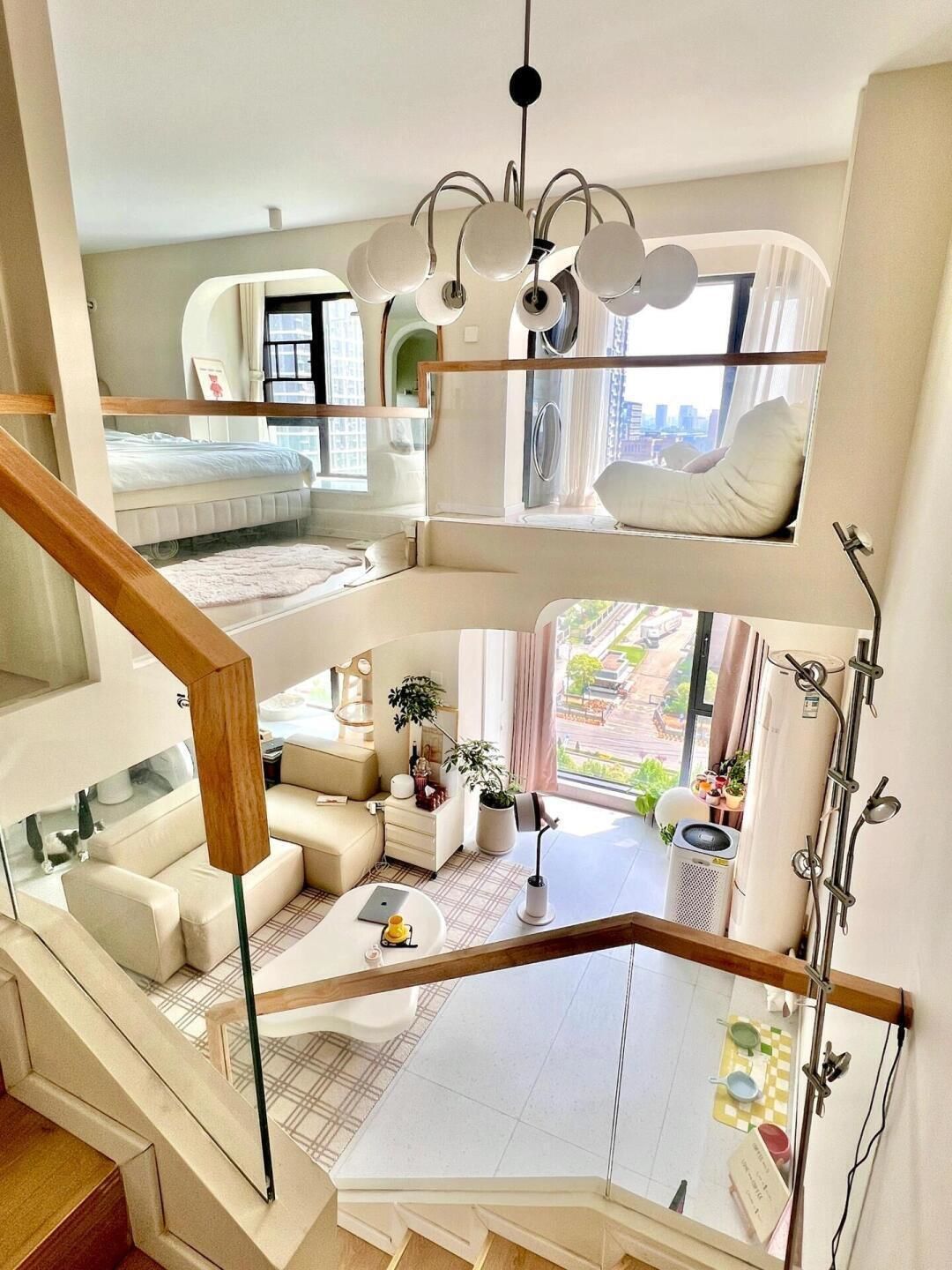 50平loft ,花8w装成这样真的很哇塞