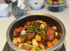 煎烹雪花牛肉-狮王府淮扬菜(夫子庙老门东店)