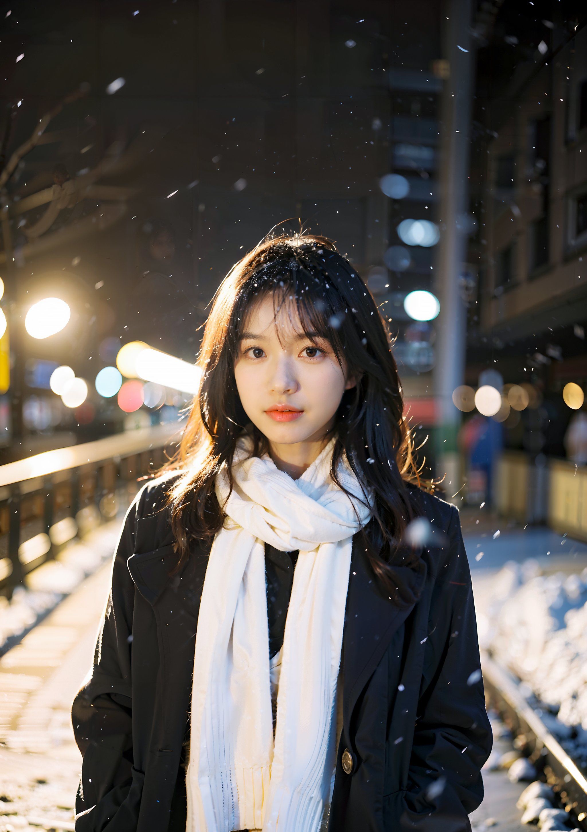 这样拍雪景太有氛围感了