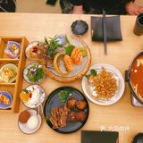 穿着和服吃日料