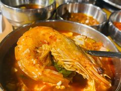 海鲜嫩豆腐汤-姜虎东白丁烤肉(恒隆广场店)