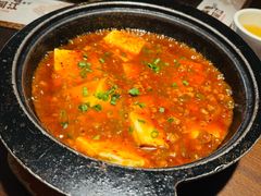 石锅蛋液豆腐-大同江朝鲜菜•长春地标美食(绿园吾悦广场店)
