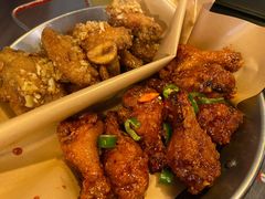 炸鸡翅一半一半-富乐满韩国正宗炸鸡韩国料理(虹泉路店)