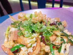 干锅丽水香菇花菜-探花·意境江南菜·唐伯虎文化体验店·松鼠桂鱼(观前店)