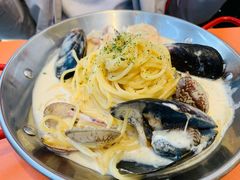 奶油海鲜意面-Kpasta韩式意大利面